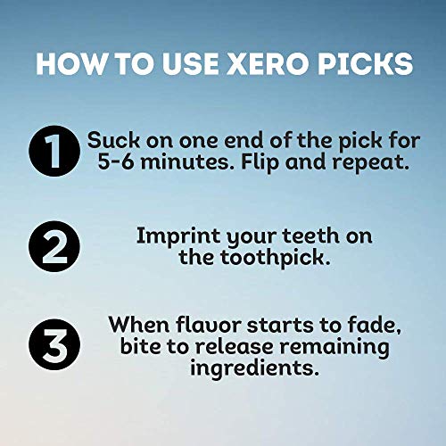 Xero Picks Infused Flavored Toothpicks to help QUIT Smoking NICOTINE