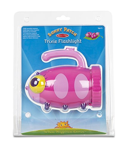 Melissa & Doug Sunny Patch Trixie Ladybug Flashlight With Easy-Grip Handle