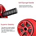 LAFENI Ab Roller, Home Abdominal Exercise Equipment Core Workout Machine Wider Ab Roller Wheel with Resistant Band