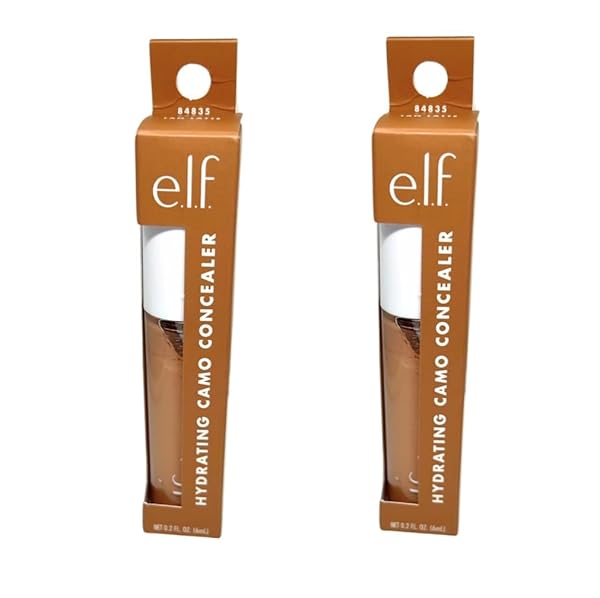 ELF PACK OF 2 E.L.F. HYDRATING CAMO CONCEALER, TAN LATTE 84835