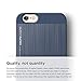 iPhone 6S Case, elago® [Outift Matrix][Jean Indigo/Royal Blue] - [Premium Hybrid Construction][Brushed Aluminum][Spark Design Award] - for iPhone 6/6S