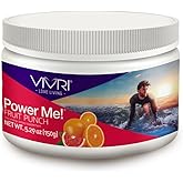 VIVRI Power Me! Fruit Punch Flavor, 30 Servings, Green Tea, Guarana, Yerba Mate, B-Complex and Naturally Sweetened