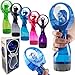 iGifts Inc. Portable Travel Misting Cool Fan Mist Humidifier Spray Bottle Battery Operated
