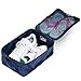 JJ POWER Travel Packing Cubes, Luggage Organizers with Shoe Bag (Navy Blue)