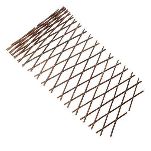 Tongdejing Garten-Rankgitter, Holz Gartenzaun Pflanzenzaun Kletterwand Zaun Rankgitter für Kletterpflanzen Gitter… – Bild 5