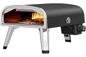 aidpiza Pizza oven gas Pizza oven outdoor Portable stainless oven outdoor built thermometer 12 inch outdoor cooking propane pizza oven (A-130A)