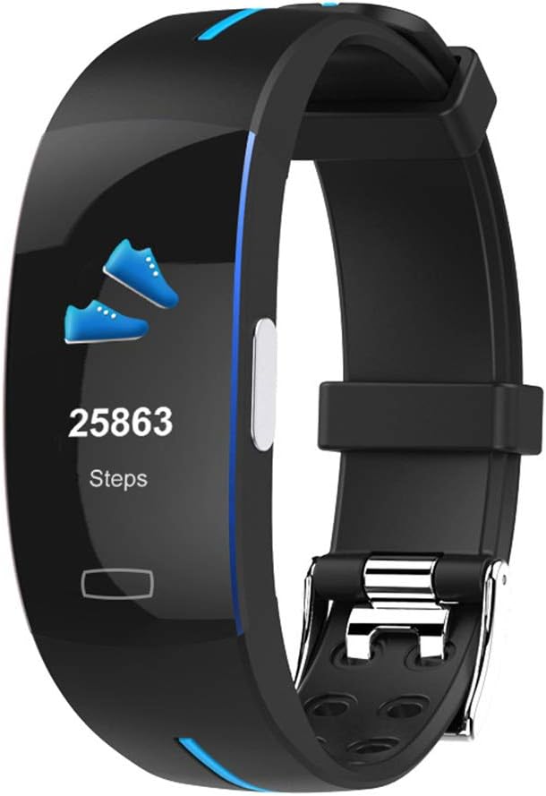 ALXDR Color Screen Smart Bracelet Portable ECG+PPG Monitor Heart Rate Blood Pressure Multifunction Smart Watch Waterproof Fitness Tracker,F [Energy Class A]