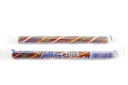 Gilliam Stick candy bubble gum 0.5oz (089424162068)