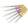 Easyinsmile X-Pro Gold Protaper NITI Rotary Files, 6PCS Endo Controlled Memory Files (Assorted 25MM)