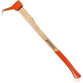 YARDMARIS 33.5in Pickaroon Logging Tool, Hookaroon Log Splitter Accessories | Ergonomic Anti-Slip Handle Lightweight Forestry Pick Tool for Dragging and Stacking Firewood
