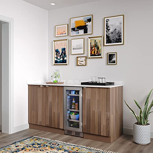 Avallon ABR151BLSS 15 Inch Wide 86 Can Capacity Beverage Center with