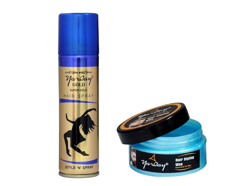 Buy Yarlay Gold Super Hold Hair Spray 150ml And Hair Styling Wax