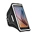 Sports Armband, Mercase iPhone 6 Armband for Running Exercise Case Cover with Screen Touch and Key/Cards/Headphones-Cable Slots for iPhone 6S/6 Galaxy S6 edge Smartphones up to 5.0 Inches-Black