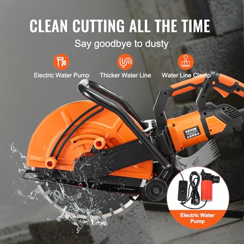 VEVOR Electric Concrete Saw, 16 in, 3200 W Motor Circular Saw Cutter photo 11
