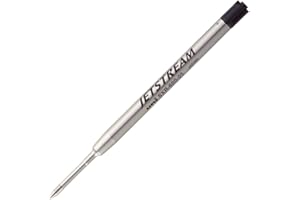 三菱鉛筆 Mitsubishi Pencil SXR60005.24 Ballpoint Pen Refill, Jet Stream Prime 0.5, Solid Color, Black