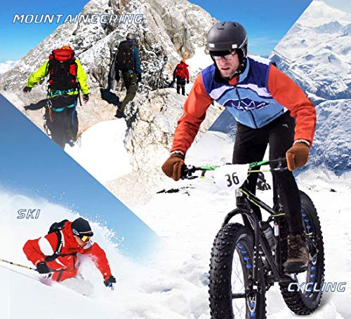 image for Santic Men's Cycling Pants Fleece Thermal Windproof Winter Outdoor Ath