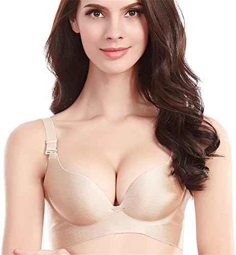 InsBuy Women's Wirefree Seamless Push-up Smoothing Bra