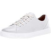 Clarks Men's Un Costa Lace Sneaker, White Leather, 10.5