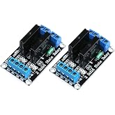 EC Buying 2Pcs 5V 2A Solid State Relay Module 2 Channel Low Level Trigger 250V2A SSR Durable DIY AC Solid State Relay Board with Fuse for Arduino