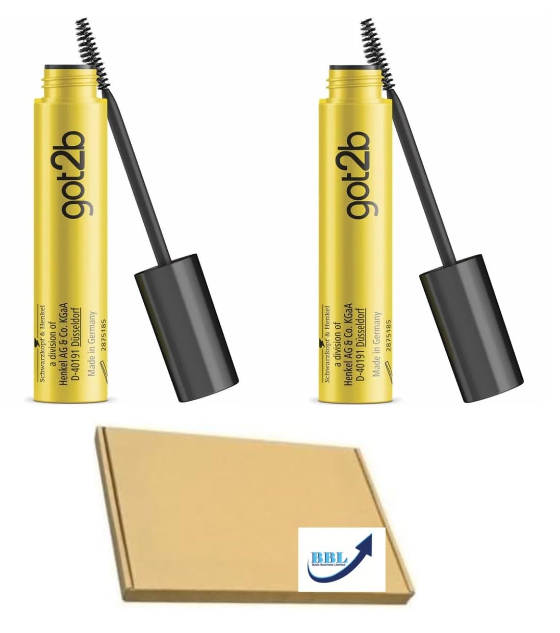 GOT 2 B GLUED 4 BROWS & EDGES 2IN1 GEL 15ML | Transparent and Long-Lasting Eyebrow Mascara Shapes Brows, Eyebrow Gel with Vegan Formula | Pack Of 2