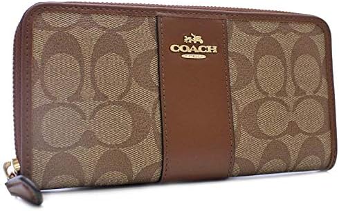 Amazon コーチ Coach シグネチャーストライプ ラウンドファスナー長財布 F 長財布 ブラウン レディース Pvcコーティングキャンバス レザー 中古 財布 Amazon コーチ Coach シグネチャーストライプ ラウンドファスナー長財布 F 長財布 ブラウン レディース Pvcコーティングキャンバス レザー 中古 財布