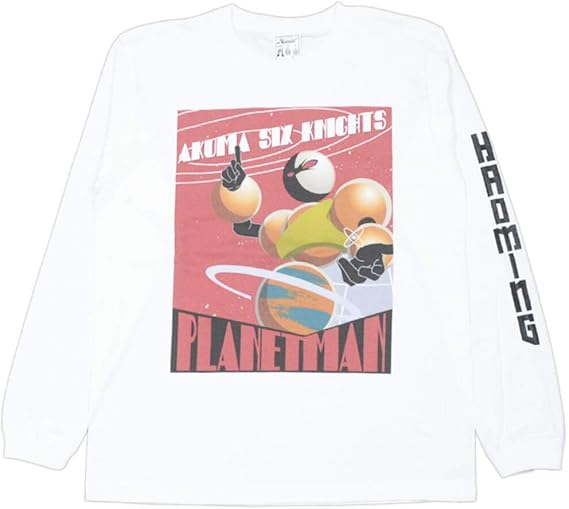 Amazon ハオミン Haoming Planetman Haoming L S Tshirt White Tシャツ カットソー 通販