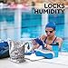 Alves Yoga 2pcs Washable/Reusable Wet Bags - Gym Bags for Swimsuits or Wet Clothes