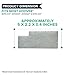 Crucial Vacuum Filter Replacement Parts Compatible with Hoover Secondary Filters Part # 38765019, 38765023 - Fits Hoover Tempo, WidePath, Fold Away, and WindTunnel Vacuums - Perfect for Home (2 Pack)