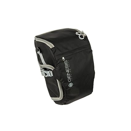 Genesis Rover L Colttasche schwarz für DSLR Kamera, Systemkamera (wasserabweisende Bauchtasche, Zubehörtasche, Schnellzugriff