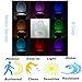 ZSTBT Toilet Nightlight Colorful Human Body Auto Motion Sensor Activated toilet night light lamp 8-Color Changes for Home Toilet Bathroom Use