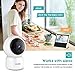 OMMC Wireless Security Camera 1080P, Baby Monitor Home IP Camera with Night Vision/2-Way Audio/Motion Detection,Works with Alexa
