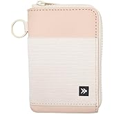 Thread Wallets RFID Blocking Leather Zip Wallet with Card Holder for Men and Women (Off White)