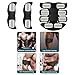 Muscle Toner, Hihappi Abdominal Toning Belt EMS ABS Toner Body Muscle Trainer Wireless Portable Unisex Fitness Training Gear for Abdomen/Arm/Leg Training Home Office Exercise Workout Equipment