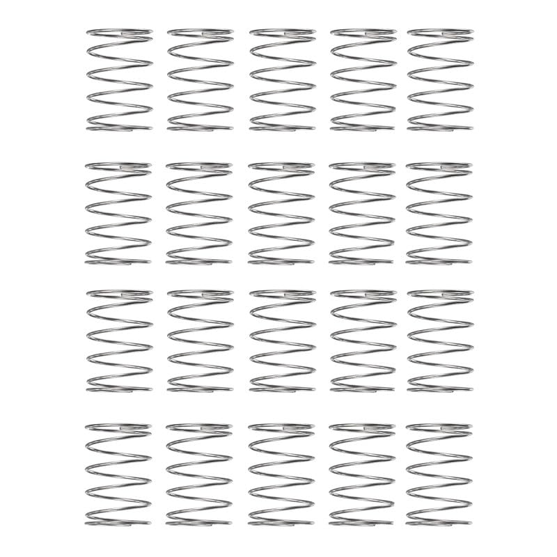 MACHSWON Compressed Spring for Furniture Screen Doors Lawn Mowers Repair Projects Stainless Steel Compression Spring 6mm OD 1mm Wire Size 20 mm Free Length 20pcs