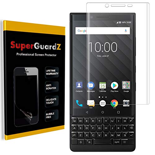 [3-Pack] BlackBerry KEY2 Screen Protector [Full Coverage], SuperGuardZ, Edge-to-Edge Protect, Ultra Clear, Military Grade TPU Film, Anti-Scratch, Anti-Bubble [Lifetime Replacement] + 2 Stylus Pen