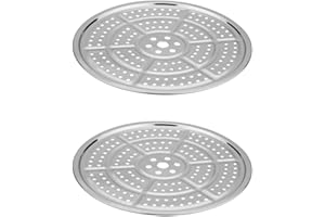 Pressure Cooker Canner Rack, Stainless Steel Canning Rack Steaming Tray for Pressure Canner Cooking Toast Baking 2PCS 28cm, R