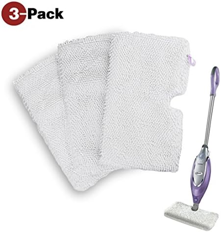 Blasco Washable Microfiber Mop Pads Cleaning Pads Replacement for Shark Steam Pocket Mops S3500 series S3501 S3601 S3550 S3901 S3801 SE450 (3pcs)