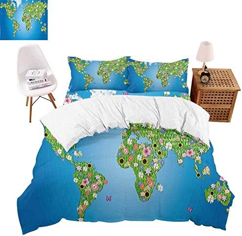 Prunushome 寝具 落書き 牡丹 チューリップ ベリー 虫 植物 芸術的 ディスプレイ スカイブルー マゼンタ バイオレット ブルー ホームコレクション California King Jjp 254x229 51x100 2 D274x259 Iplanning Com My