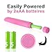 Waterproof Multi Speed Point Massager - G Spot Vibrating Electrical Massagers - Neck Shoulder & Foot Massagers - Adult Sex Toys for Men and Women - Pink