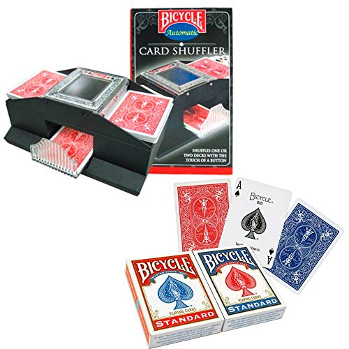 Bicycle Automatic Card Shuffler Shuffles 1 Or 2 decks with the Touch of