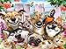 5D Diamond Painting Kits for Adults,Dog Full Drill Diamond Art by Number Embroidery Cross Stitch Kits DIY Canvas Painting Rhinestones Diamond Pictures Craft for Home Wall Décor, Kids
