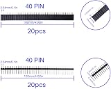 VooGenzek 40 Pin Headers 2.54mm Breakaway Male Female Kit for Arduino view 2