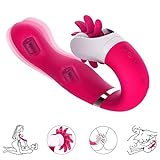 Female Orgasm Rotation Tongue Vibrator Licking Kiss Heating Vibrator Clitoris Stimulator G-spot Adult Sex Toys for Women Tshirt with 20 speeds Rotation Lick Clitoris 20 speeds Vibrator