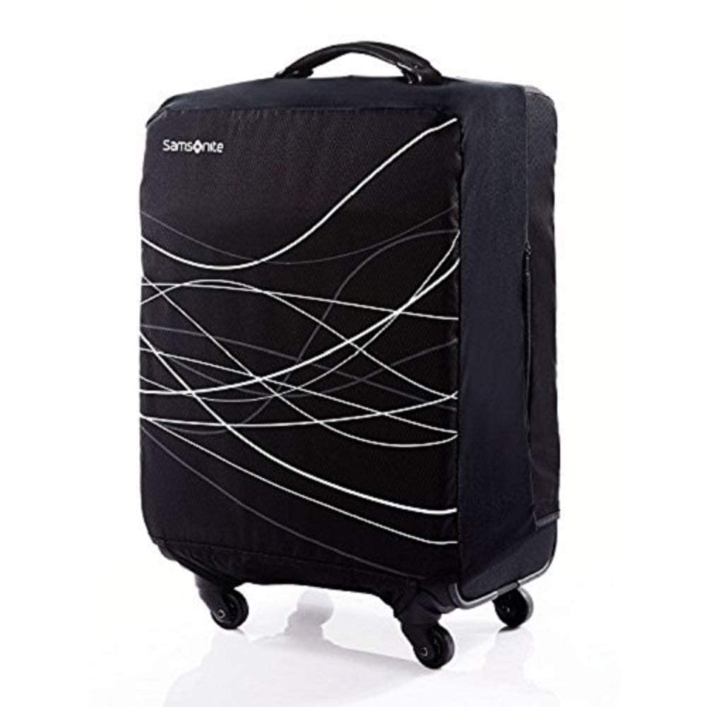 Samsonite Printed Luggage Cover, Black, M, Printed Luggage Cover