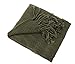 Fennco Styles Woven Classic Chunky Yarn Fringe Throw Blanket - 50