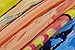 Luxurious 100% Charmeuse Silk World Famous Oil Painting Collection Long Scarf Shawl with Hand Rolled Edge, Wassily Kandinsky's