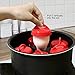 Egg Cooker Set of 6 Non-stick Silicone Egglettes Egg Cups for Soft & Hard Boiled Eggs BPA Free As Seen on TV