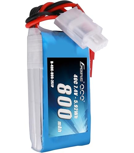 Amazon.com: Gens ace 800mAh 2S 7.4V 40C LiPo Battery Pack with JST