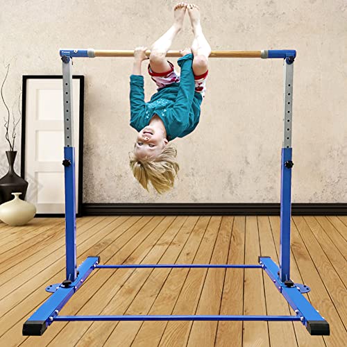 BYBAG Expandable Gymnastics Kip Bar,Horizontal Bar for Kids for Girls