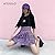 Sweet Style Harajuku Purple Plaid Skirt 2018 Summer High Waist Pleated A-line Mini Skirt Women